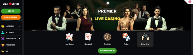 Betamo är ett online casino som erbjuder det mesta när det kommer till slots och jackpott spel, det finns även alltid saftiga erbjudanden att hämta för den som vill bli rikligt belönad regel