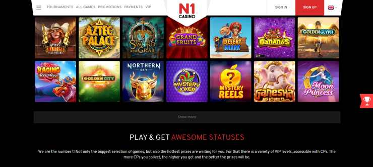 N1Casino tillhör samma ägare som Spinia och många andra av de allra mest populära online casinon som har sitt ursprung på Malta